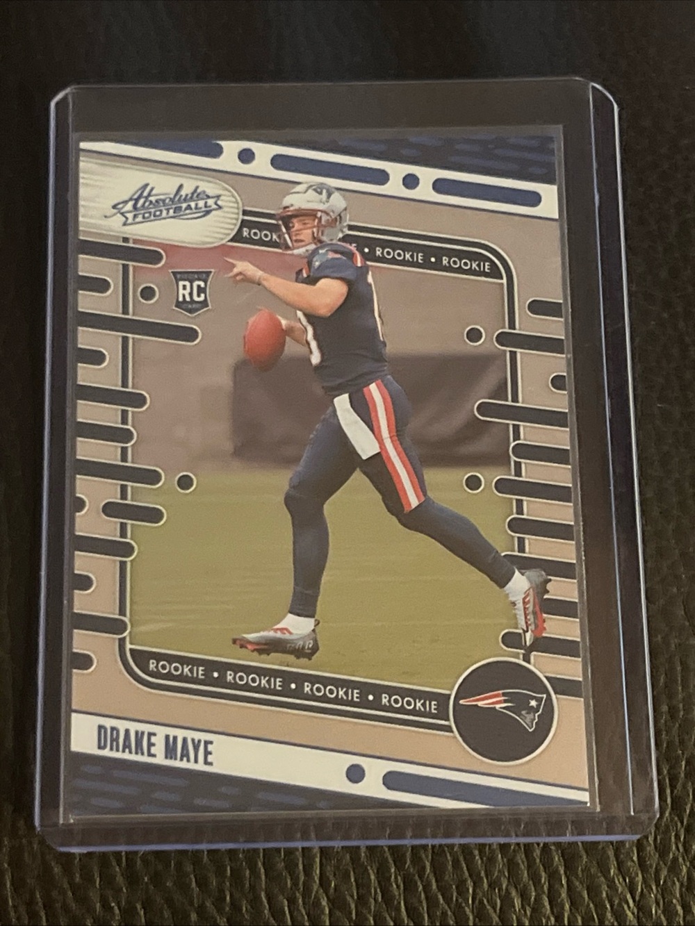 Drake Maye Rookie Card Panini Absolute 103 Blue